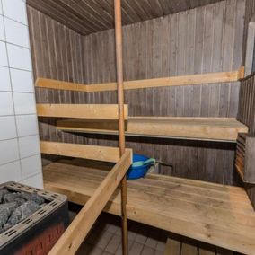 Mökin tunnelmallinen sauna